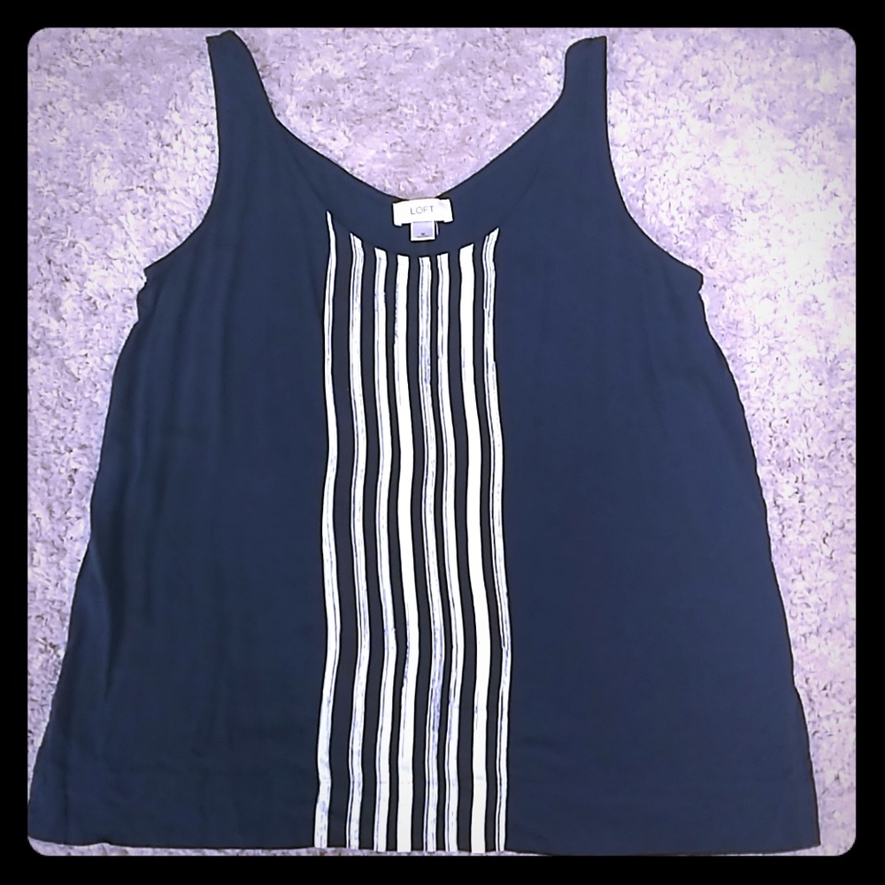 Loft tank top, Navy size M